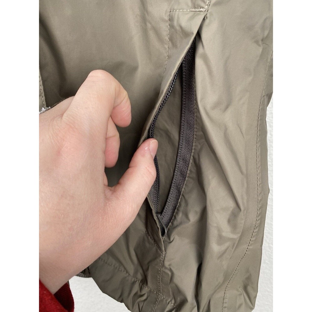 Helly Hansen Womens Size XS Helly Tech Brown Hooded Windbreaker Rain Jacket